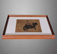 泗洪书画装裱配框服务案例